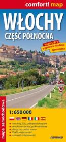 Opakowanie Włochy Część Północna mapa samochodowa 1:650 000