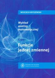 Okładka książki Wykład analizy matematematycznej część 1