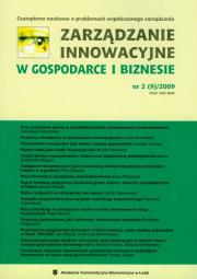 Zarządzanie innowacyjne w gospodarce i biznesie nr 2 (9)/2009. Wydawca: Wyższa Szkoła Humanistyczno-Ekonomiczna w Łodzi. Dadada.pl Opakowanie Zarządzanie innowacyjne w gospodarce i biznesie nr 2 (9)/2009