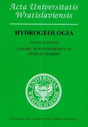 Okładka książki Zasoby wód podziemnych Ziemi Kłodzkiej