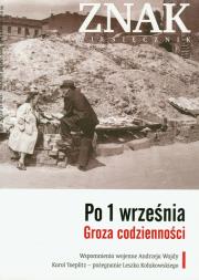 Okładka książki Znak 652 9/2009 Po 1 września groza codzienności