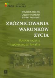 Okładka książki Zróżnicowania warunków życia