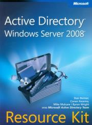 Active Directory Windows Server 2008 z płytą CD. Autor: Reimer Stan, Kezema Conan, Mulcare Mike. Dadada.pl Okładka książki Active Directory Windows Server 2008 z płytą CD