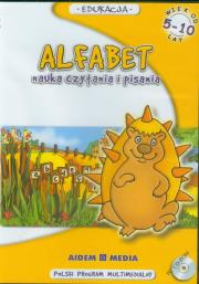 Alfabet Nauka czytania i pisania. Wydawca: Aidem Media. Dadada.pl Opakowanie Alfabet Nauka czytania i pisania