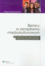 Okładka książki Bariery w zarządzaniu międzykulturowym
