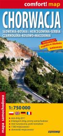 Okładka książki Comfort!map Chorwacja 1:750 000