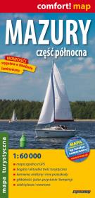 Okładka książki Comfort!map Mazury część północna 1:60 000