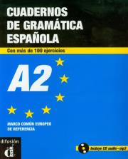 Cuadernos de gramatica Espanola A2 Ćwiczenia + CD. Autor: Troitino Sergio, Seijas Pilar. Dadada.pl Okładka książki Cuadernos de gramatica Espanola A2 Ćwiczenia + CD