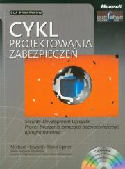 Okładka książki Cykl projektowania zabezpieczeń + CD