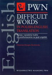 Okładka książki Difficult Words in Polish-English Translation