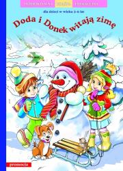Okładka książki Doda i Donek witają zimę