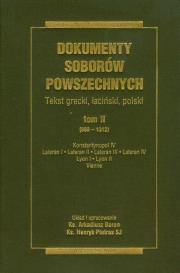 Dokumenty Soborów Powszechnych t.2. Autor: Baron Arkadiusz, Pietras Henryk. Dadada.pl Okładka książki Dokumenty Soborów Powszechnych t.2