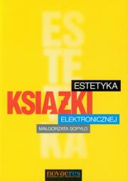 Okładka książki Estetyka książki elektronicznej
