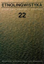 Opakowanie Etnolingwistyka tom 22