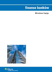 Finanse banków. Autor: Capiga Mirosława. Dadada.pl Okładka książki Finanse banków
