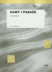 Okładka książki Gamy i pasaże na akordeon