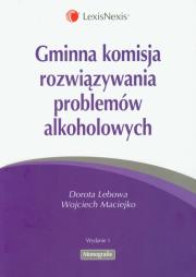 Okładka książki Gminna komisja rozwiązywania problemów alkoholowych