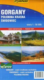 Gorgany Połonina Krasna Świdowiec mapa turystyczna. Wydawca: Compassion. Dadada.pl Opakowanie Gorgany Połonina Krasna Świdowiec mapa turystyczna