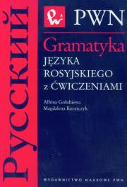 Gramatyka języka rosyjskiego z ćwiczeniami. Autor: Gołubiewa Albina, Kuratczyk Magdalena. Dadada.pl Okładka książki Gramatyka języka rosyjskiego z ćwiczeniami