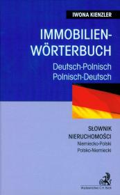 Okładka książki Immobilien woerterbuch Słownik nieruchomości niemiecko-polski polsko-niemiecki