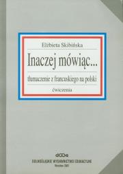 Okładka książki Inaczej mówiąc