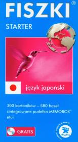 Japoński. Fiszki - Starter. Autor: Patrycja Wojsyk. Dadada.pl Okładka książki Japoński. Fiszki - Starter