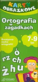 Okładka książki Kapitan Nauka - Ortografia w zagadkach EDGARD