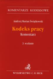 Okładka książki Kodeks pracy Komentarz