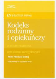 Kodeks rodzinny i opiekuńczy z komentarzem. Wydawca: Infor Ekspert. Dadada.pl Opakowanie Kodeks rodzinny i opiekuńczy z komentarzem