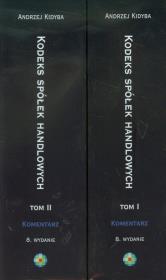 Okładka książki Kodeks spółek handlowych Komentarz tom 1-2