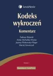 Okładka książki Kodeks wykroczeń Komentarz
