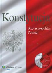 Okładka książki Konstytucja Rzeczypospolitej Polskiej z płytą CD