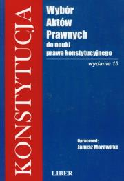 Okładka książki Konstytucja Wybór aktów prawnych do nauki prawa konstytucyjnego