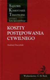 Koszty postępowania cywilnego. Autor: Daczyński Andrzej. Dadada.pl Okładka książki Koszty postępowania cywilnego