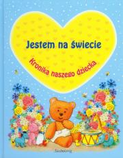 Okładka książki Kronika naszego dziecka - niebieska SIEDMIORÓG