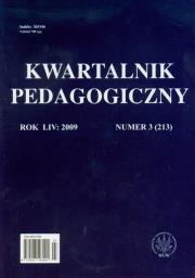 Okładka książki Kwartalnik pedagogiczny nr 3 2009
