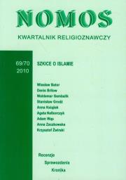 Opakowanie Kwartalnik religioznawczy 69/70 2010
