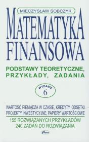 Okładka książki Matematyka finansowa