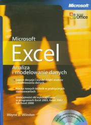 Okładka książki Microsoft Excel Analiza i modelowanie danych + CD