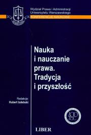 Opakowanie Nauka i nauczanie prawa Tradycja i przyszłość
