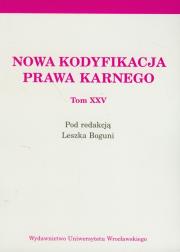 Opakowanie Nowa kodyfikacja prawa karnego Tom XXV