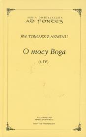 O mocy Boga t.4. Autor: Tomasz z Akwinu. Dadada.pl Okładka książki O mocy Boga t.4