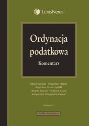 Ordynacja podatkowa Komentarz. Autor: Babiarz Stefan, Dauter Bogusław, Gruszczyński Bogusław. Dadada.pl Okładka książki Ordynacja podatkowa Komentarz