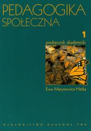 Okładka książki Pedagogika społeczna t.1
