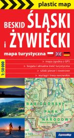 Plastic map Beskid Ślaski i Żywiecki. Autor: praca zbiorowa. Dadada.pl Okładka książki Plastic map Beskid Ślaski i Żywiecki