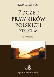 Okładka książki Poczet prawników polskich XIX-XX w