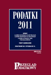 Podatki 2011. Wydawca: Wolters Kluwer. Dadada.pl Opakowanie Podatki 2011