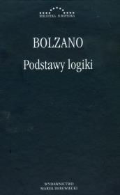 Podstawy logiki. Autor: Bolzano. Dadada.pl Okładka książki Podstawy logiki