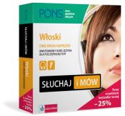 PONS Słuchaj i mów Włoski Dwa kroki naprzód z płytą CD. Wydawca: LektorKlett. Dadada.pl Opakowanie PONS Słuchaj i mów Włoski Dwa kroki naprzód z płytą CD