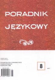 Opakowanie Poradnik językowy 3/2008
